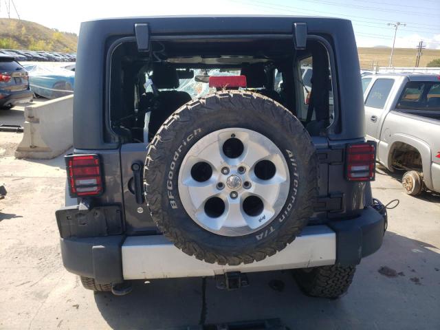 1C4AJWBG9EL168661 - 2014 JEEP WRANGLER S CHARCOAL photo 6