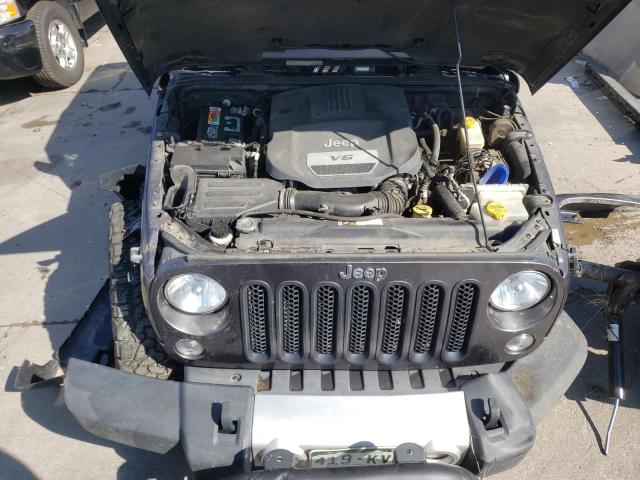 1C4AJWBG9EL168661 - 2014 JEEP WRANGLER S CHARCOAL photo 7