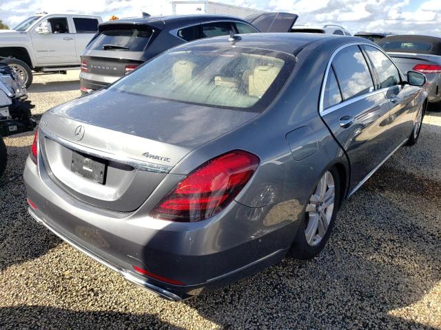 WDDUG8GBXKA463222 - 2019 MERCEDES-BENZ S 560 4MAT GRAY photo 4