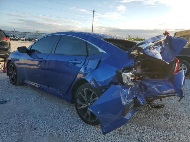2HGFC2F86MH516327 - 2021 HONDA CIVIC SPOR BLUE photo 3
