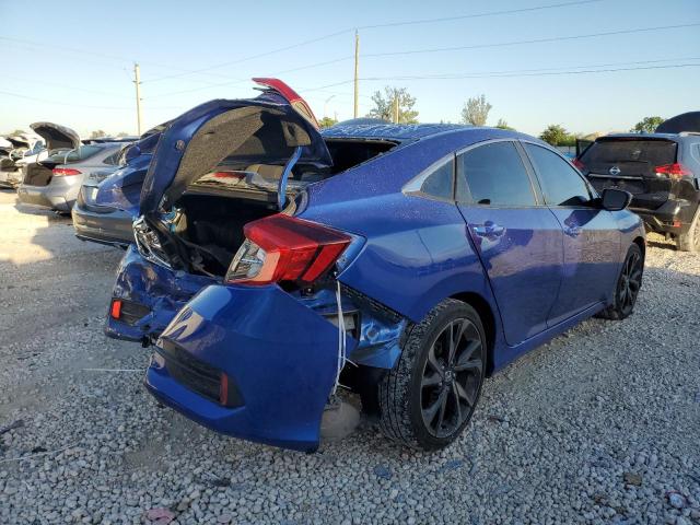2HGFC2F86MH516327 - 2021 HONDA CIVIC SPOR BLUE photo 4