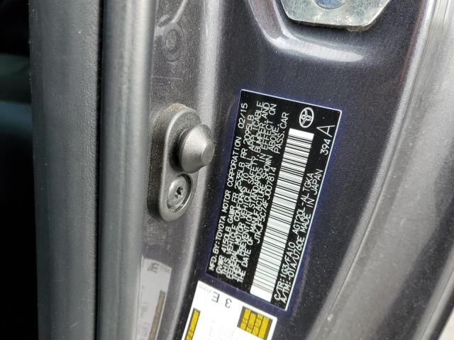 JTKJF5C74FJ007814 - 2015 TOYOTA SCION TC 灰色 照片 10