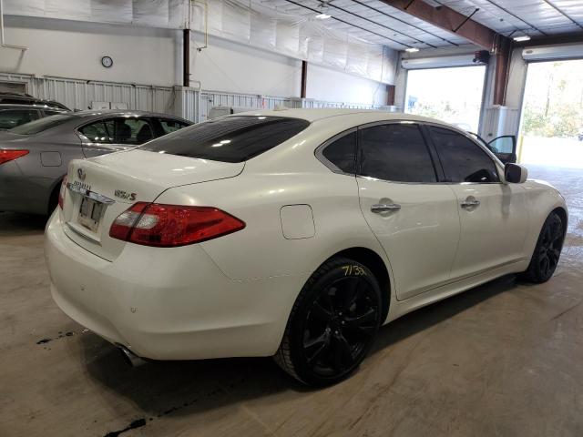 JN1AY1AR8DM590031 - 2013 INFINITI M56 X WHITE photo 4