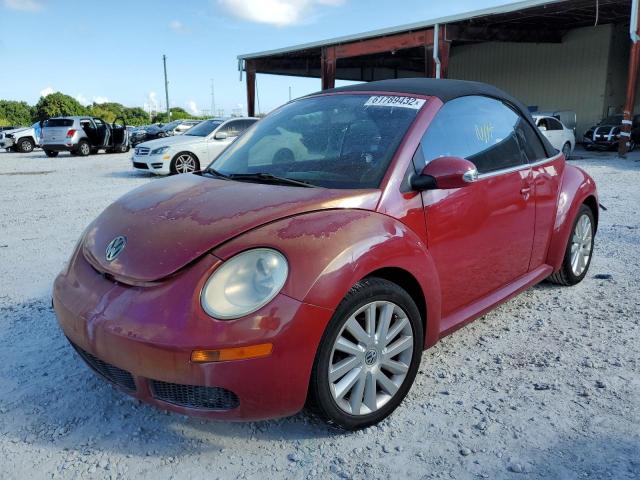 3VWRF31Y88M420249 - 2008 VOLKSWAGEN NEW BEETLE 红色 照片 2