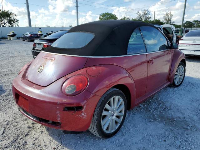 3VWRF31Y88M420249 - 2008 VOLKSWAGEN NEW BEETLE 红色 照片 4