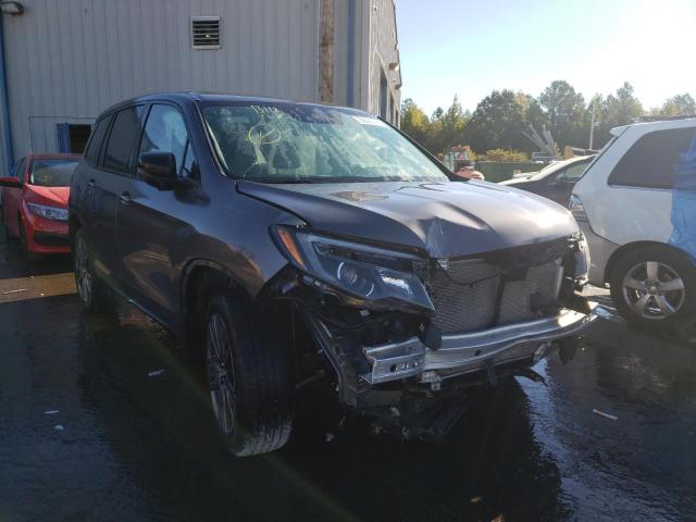 5FNYF7H50MB001795 - 2021 HONDA PASSPORT E GRAY photo 1