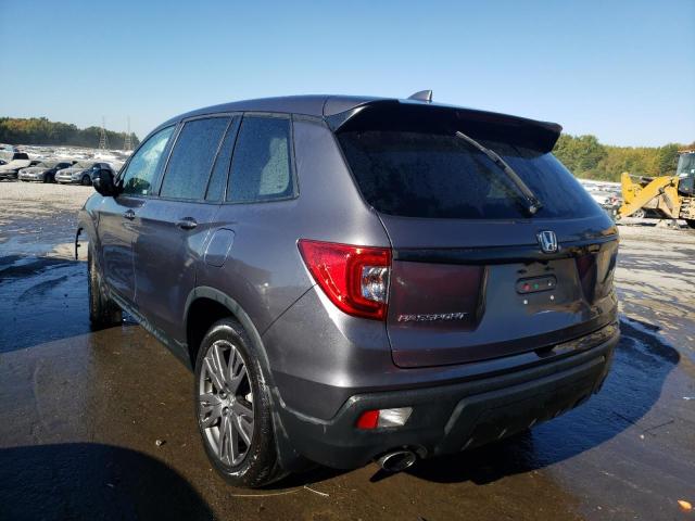 5FNYF7H50MB001795 - 2021 HONDA PASSPORT E GRAY photo 3