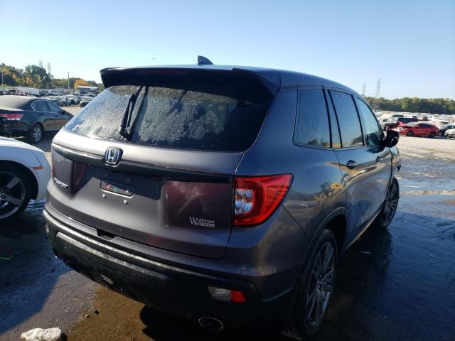 5FNYF7H50MB001795 - 2021 HONDA PASSPORT E GRAY photo 4