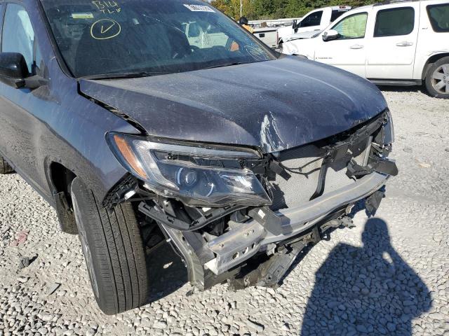 5FNYF7H50MB001795 - 2021 HONDA PASSPORT E GRAY photo 9