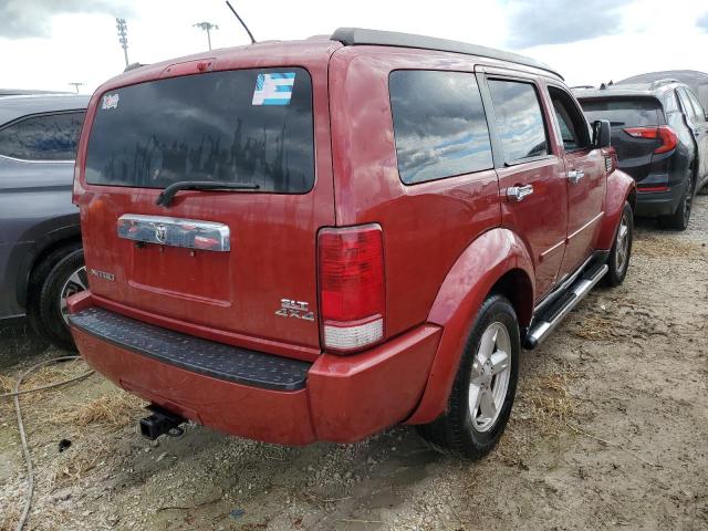 1D8GU58K67W649834 - 2007 DODGE NITRO SLT RED photo 4