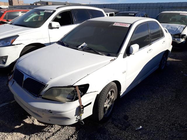 JA3AJ86E72U079809 - 2002 MITSUBISHI LANCER OZ WHITE photo 2