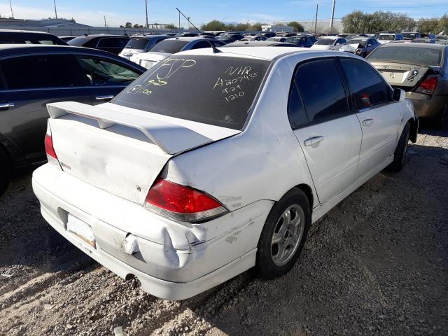 JA3AJ86E72U079809 - 2002 MITSUBISHI LANCER OZ WHITE photo 4