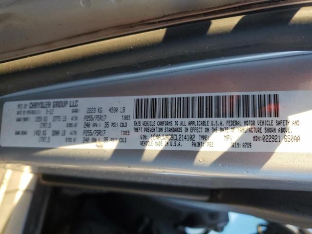 1C4AJWAG9CL214102 - 2012 JEEP WRANGLER S SILVER photo 10