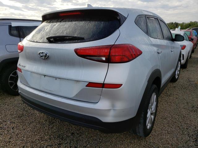 KM8J23A49KU900842 - 2019 HYUNDAI TUCSON SE SILVER photo 4