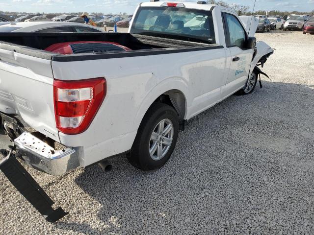 1FTMF1CP7NKD60473 - 2022 FORD F150 WHITE photo 4