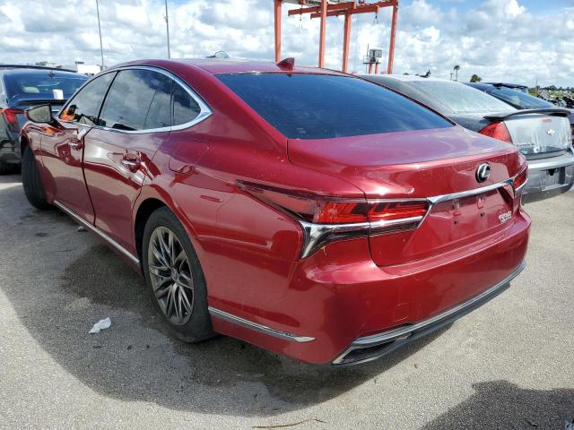 JTHB51FF0J5003608 - 2018 LEXUS LS 500 BAS RED photo 3