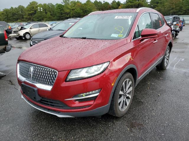 5LMCJ3D94KUL35481 - 2019 LINCOLN MKC RESERV RED photo 2