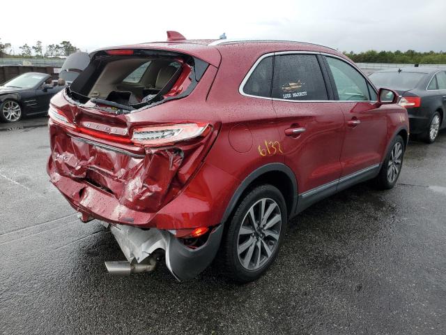 5LMCJ3D94KUL35481 - 2019 LINCOLN MKC RESERV RED photo 4