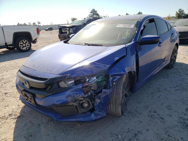 19XFC2F88KE032800 - 2019 HONDA CIVIC SPOR 蓝色 照片 2