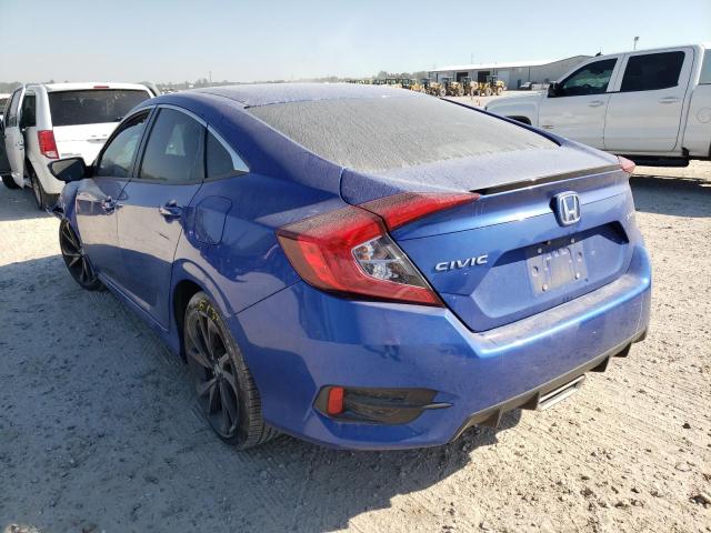 19XFC2F88KE032800 - 2019 HONDA CIVIC SPOR 蓝色 照片 3