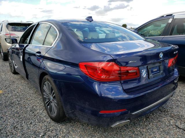 WBAJE7C57JWD53226 - 2018 BMW 540 XI BLUE photo 3