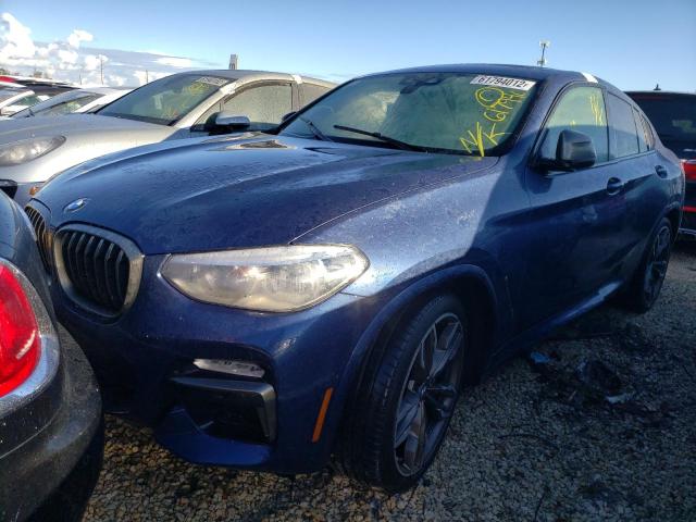 5UXUJ5C54KLJ62619 - 2019 BMW X4 M40I BLUE photo 2