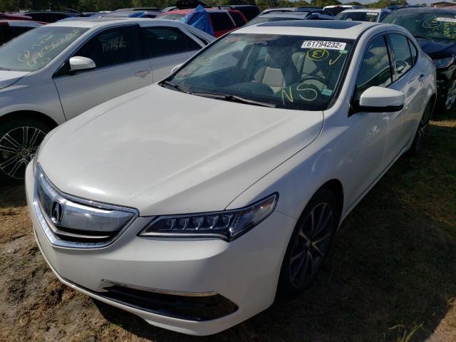 19UUB2F50HA005118 - 2017 ACURA TLX TECH WHITE photo 2