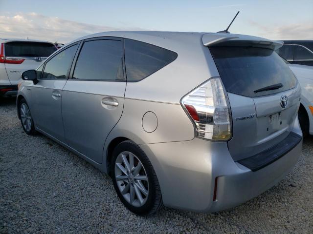 JTDZN3EU0C3102066 - 2012 TOYOTA PRIUS V SILVER photo 3