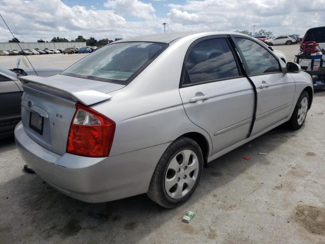 KNAFE121545057775 - 2004 KIA SPECTRA LX SILVER photo 4