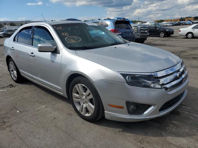 3FAHP0JA4CR372604 - 2012 FORD FUSION SEL SILVER photo 1