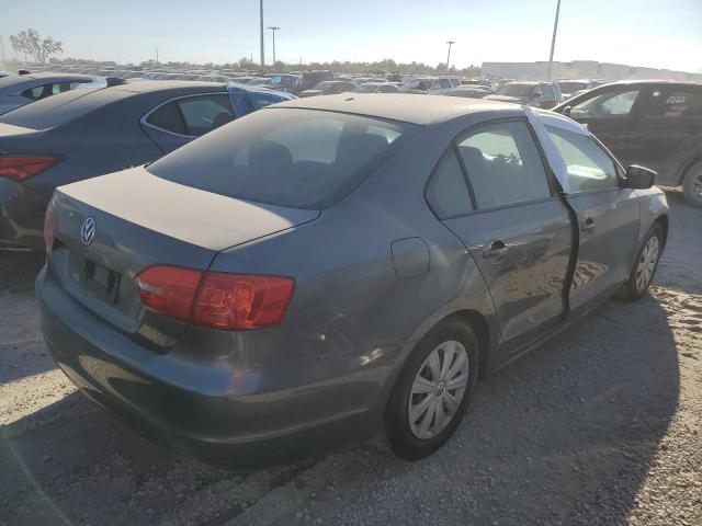 3VW2K7AJ1EM303809 - 2014 VOLKSWAGEN JETTA BASE GRAY photo 4