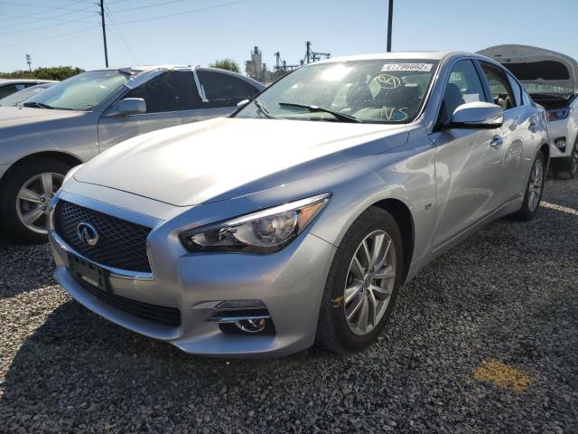 JN1EV7AR5GM345320 - 2016 INFINITI Q50 PREMIU SILVER photo 2