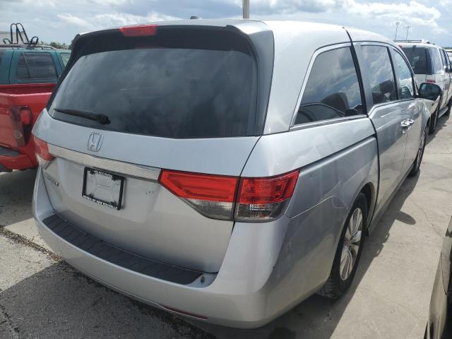 5FNRL5H60FB024894 - 2015 HONDA ODYSSEY EX SILVER photo 4