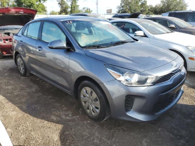 3KPA24AB4KE210049 - 2019 KIA RIO S GRAY photo 1