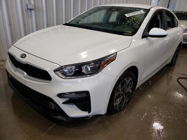 3KPF24AD8LE246965 - 2020 KIA FORTE FE WHITE photo 2