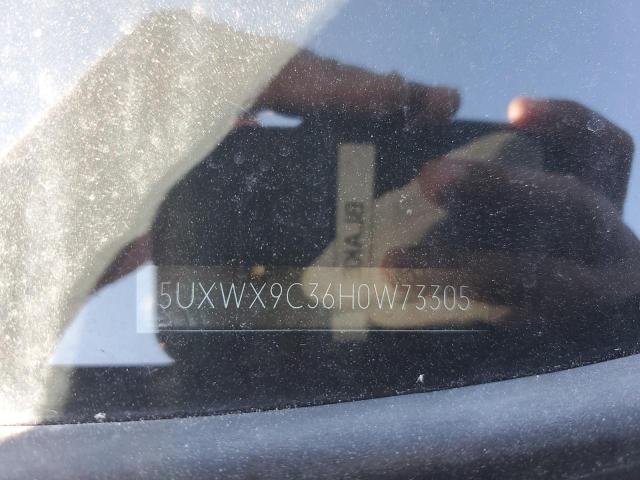 5UXWX9C36H0W73305 - 2017 BMW X3 XDRIVE2 BLACK photo 10