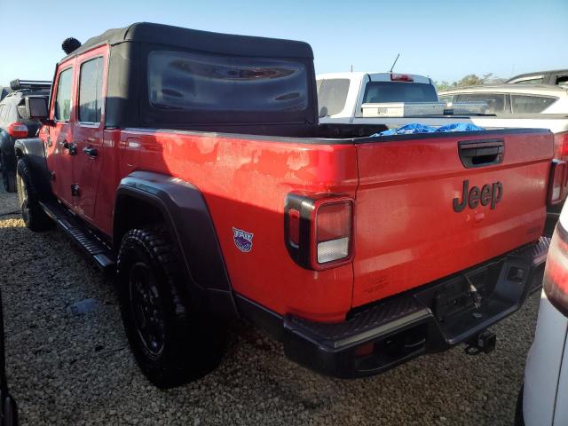 1C6HJTAGXLL127524 - 2020 JEEP GLADIATOR RED photo 3