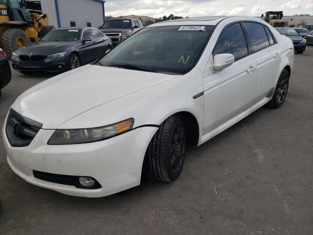 19UUA76537A032750 - 2007 ACURA TL TYPE S WHITE photo 2