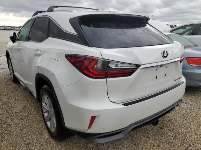 2T2BGMCA4GC006511 - 2016 LEXUS RX 450H BA WHITE photo 3