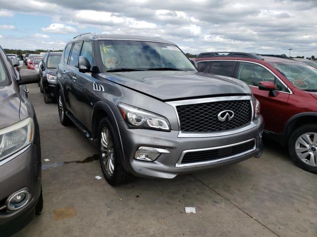 JN8AZ2NE1H9159518 - 2017 INFINITI QX80 BASE SILVER photo 1