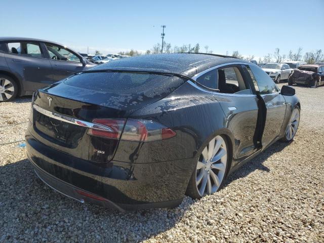 5YJSA1CP5DFP13052 - 2013 TESLA MODEL S Negro foto 4