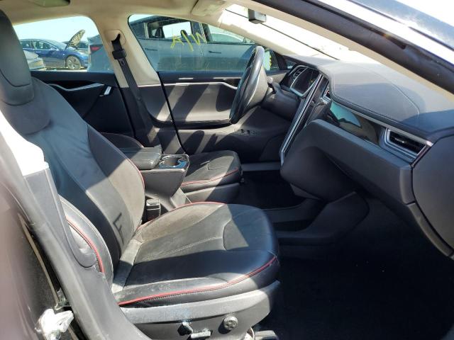 5YJSA1CP5DFP13052 - 2013 TESLA MODEL S Negro foto 5