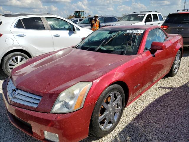 1G6YV34A345602671 - 2004 CADILLAC XLR RED photo 2