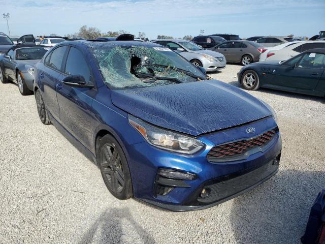 3KPF34AD1LE141049 - 2020 KIA FORTE GT L BLUE photo 1