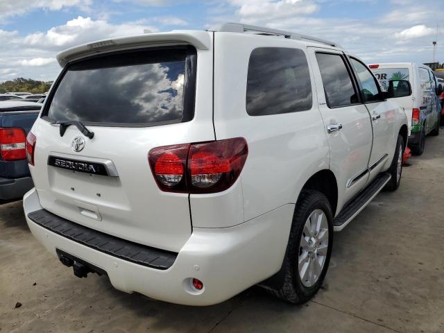 5TDGY5B18MS185136 - 2021 TOYOTA SEQUOIA PL WHITE photo 4