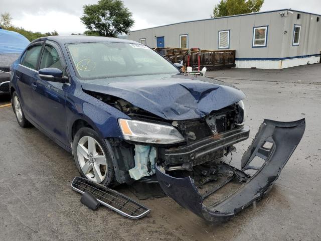 3VWLL7AJ6DM358840 - 2013 VOLKSWAGEN JETTA TDI BLUE photo 1