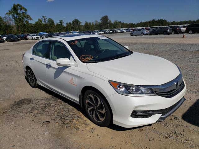 1HGCR2F88GA130979 - 2016 HONDA ACCORD EXL WHITE photo 1