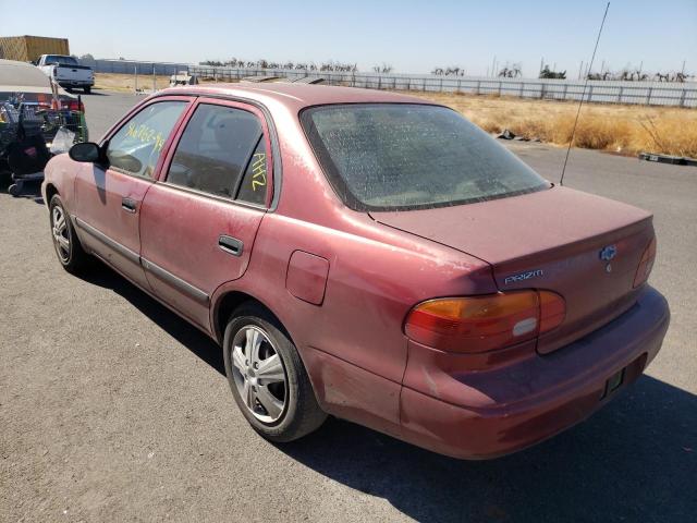 1Y1SK5283XZ415429 - 1999 CHEVROLET GEO PRIZM ბურგუნდია ფოტო 3