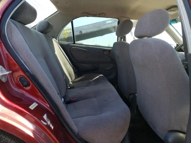 1Y1SK5283XZ415429 - 1999 CHEVROLET GEO PRIZM ბურგუნდია ფოტო 6