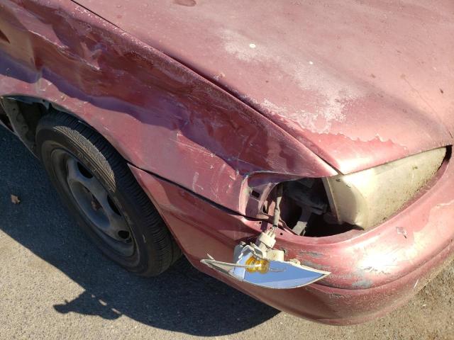 1Y1SK5283XZ415429 - 1999 CHEVROLET GEO PRIZM ბურგუნდია ფოტო 9